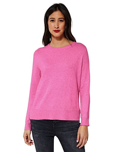 STREET ONE Damen A302111 Strickpullover, pink Crush Melange, 42 von Street One