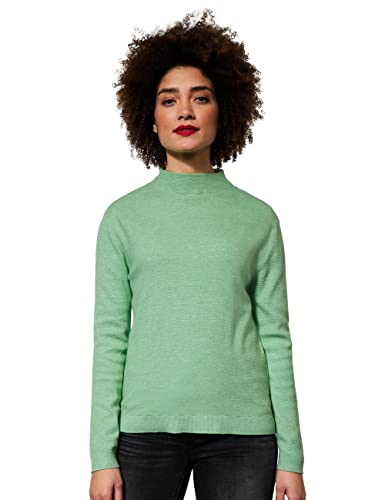 Street One Damen A302178 Strickpullover, Clary Mint Melange, 40 von Street One