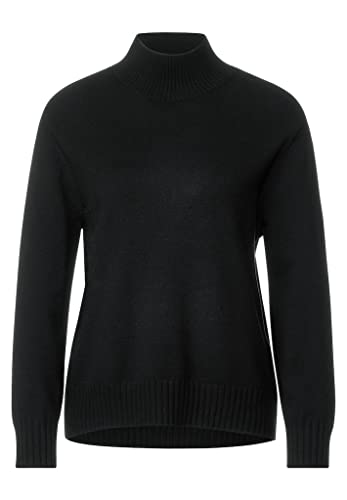 STREET ONE Damen A302179 Strickpullover, Black, 36 von Street One