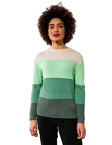 STREET ONE Damen A302181 Strickpullover, Clary Mint Melange, 40 von Street One