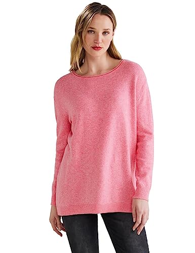 STREET ONE Damen A302213 Strickpullover, Bright Winter Rose Melange, 40 von Street One