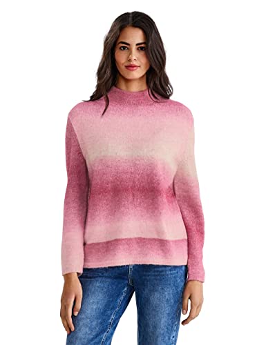 STREET ONE Damen A302214 Strickpullover, Woody Rose, 42 von STREET ONE