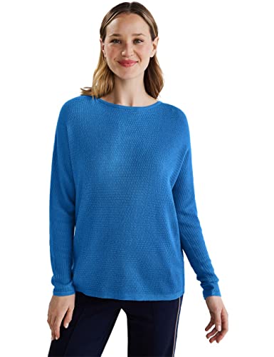 STREET ONE Damen A302216 Strickpullover, Lapis Blue Melange, 36 von Street One