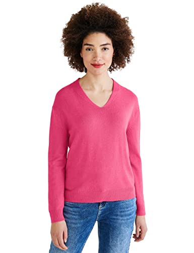 STREET ONE Damen A302266 Strickpullover, Berry Rose Melange, 38 von Street One