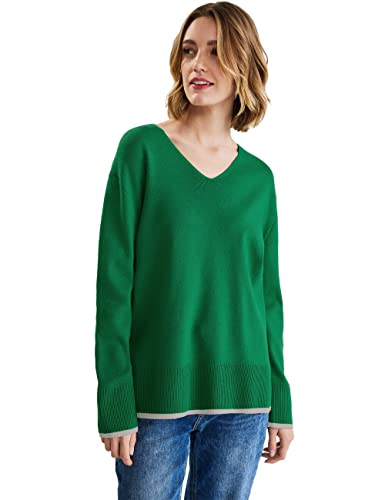 Street One Damen A302302 Strickpullover, Brisk Green, 34 EU von STREET ONE