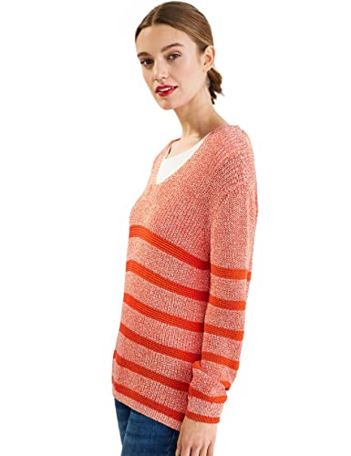 Street One Damen A302306 Strickpullover, Juicy Mandarine, 36 EU von Street One