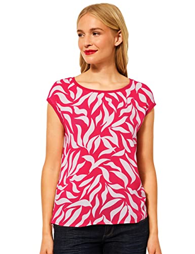 STREET ONE Damen A317792 Sommertop, AW Intense Coral, 42 von Street One