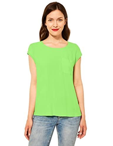 STREET ONE Damen A317792 Sommertop, Peppy Green, 36 von Street One