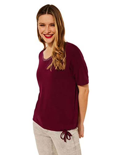 STREET ONE Damen A318014 Flammgarnshirt, Copper red, 42 von Street One