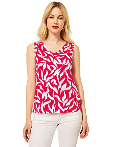 STREET ONE Damen A318111 Sommertop, AW Intense Coral, 38 von Street One