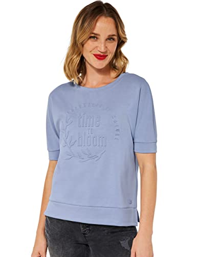 Street One Damen Damenshirt A318519, Mid Sunny Blue, 42 von Street One