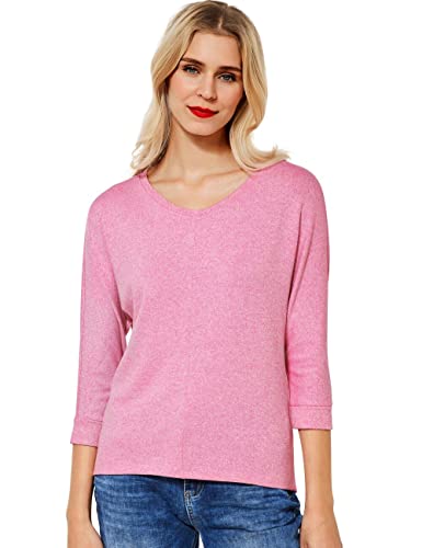 Street One Damen A318641 T-Shirt, pink Crush Melange, 38 von Street One