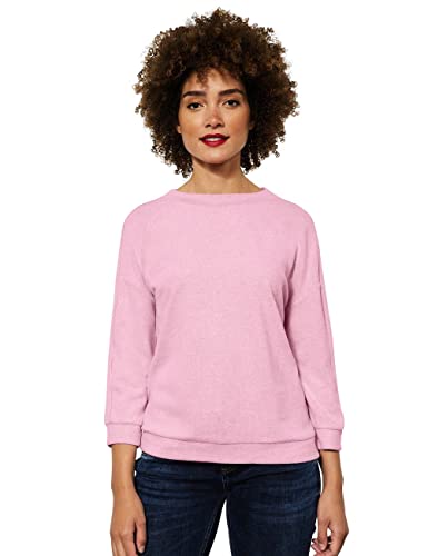 STREET ONE Damen A318796 T-Shirt, pink Crush Melange, 38 von Street One