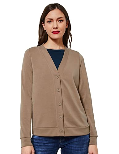 STREET ONE Damen A318807 Cardigan, Buff Sand, 38 von Street One