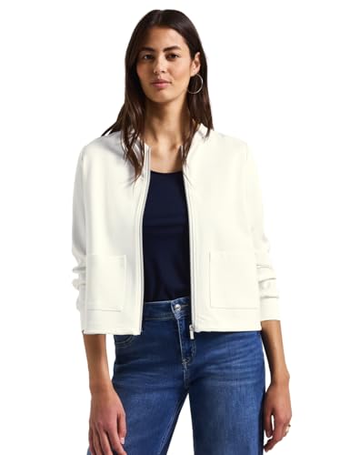 Street One Damen A323334 Kurze Jacke mit Taschen, Off White, 40 Street One Damen A323334 Kurze Jacke mit Taschen, Off White, 40 von Street One