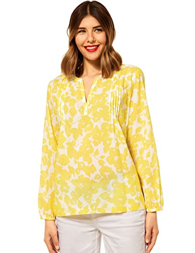 STREET ONE Damen A343223 Tunikabluse Bluse, Merry Yellow, 38 von Street One