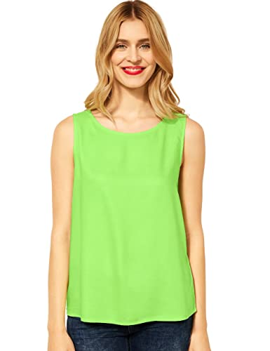 STREET ONE Damen A343347 Blusentop, Peppy Green, 36 von Street One