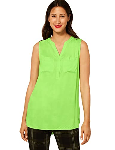 Street One Damen Langes Blusentop A343351, Peppy Green, 36 von Street One