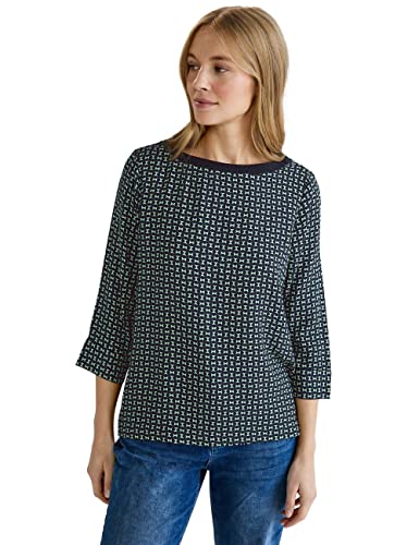 STREET ONE Damen A343708 Blusenshirt, Light Brisk Green, 42 von Street One