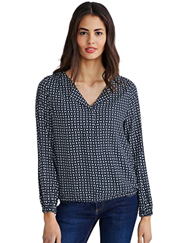 STREET ONE Damen A343720 Blusenshirt, deep Blue, 40 von Street One