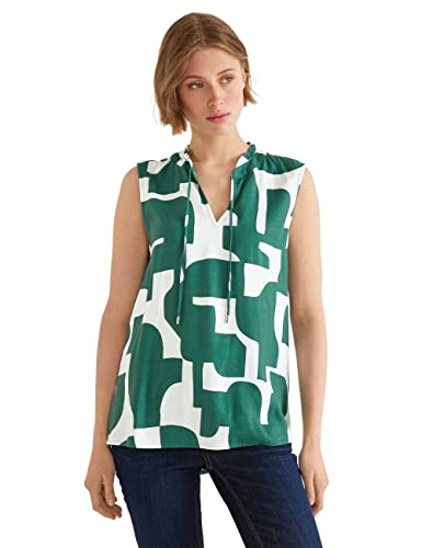 STREET ONE Damen A343923 Blusentop, Lagoon Green, 36 von Street One