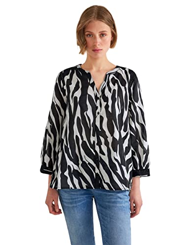 Street One Damen A343968 Sommerbluse, Schwarz, 36 von Street One