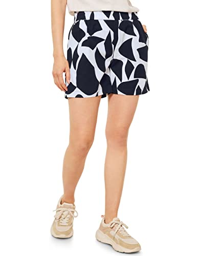STREET ONE Damen A375270 Baumwollshorts, Dark Vintage Blue, 44 STREET ONE Damen A375270 Baumwollshorts, Dark Vintage Blue, 44 von STREET ONE