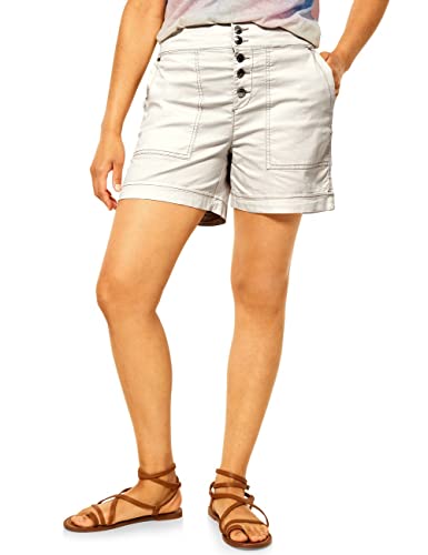 Street One Damen A375392 Baumwollshorts, Shore Sand, 34W EU von STREET ONE