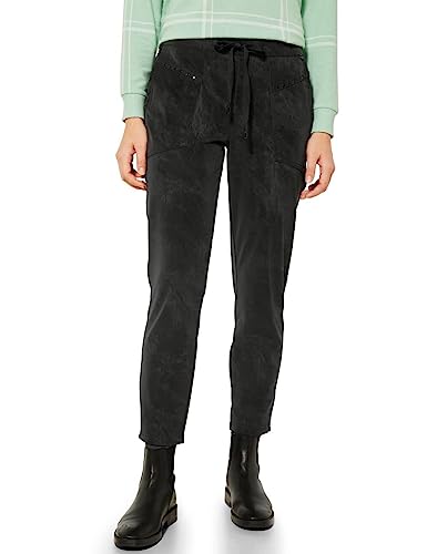 Street One Damen A375849 Joggpants Loose, Schwarz, 36W / 28L EU von Street One