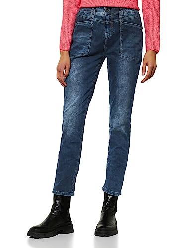 STREET ONE Damen A375916 Jeanshose Loose, Brilliant mid Indigo wash, W29/L30 von Street One