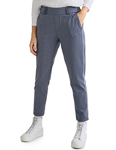 STREET ONE Damen A376033 Joggpants Galon, Dark Bay Blue, 36 von Street One