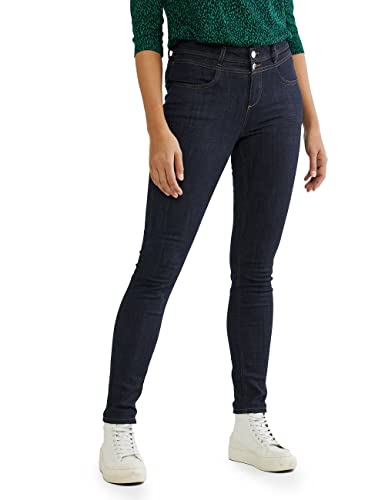 Street One Damen Style York Jeanshose Slim, Clean Rinsed, 27W / 32L EU von Street One