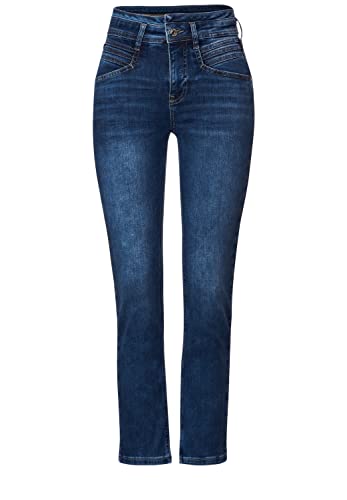 Street One Damen A376191 Jeanshose, Deep Indigo Used Wash, 31W / 28L EU von Street One