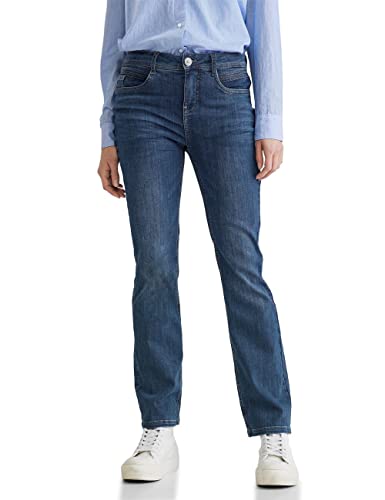 Street One Damen A376196 Jeanshose, Clean Mid Indigo Wash, 28W / 30L EU von Street One