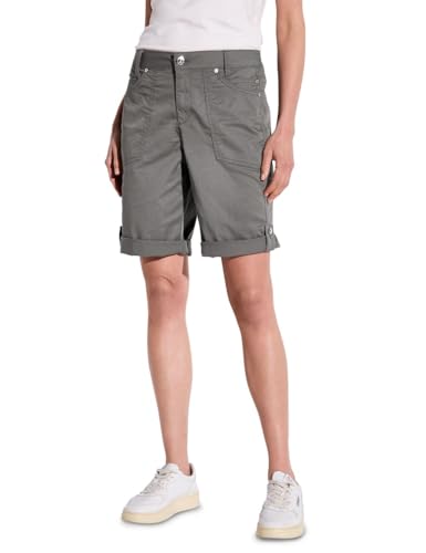 Street One Damen A378686 Bermudas/Shorts, Overcast Grey, 38 von Street One