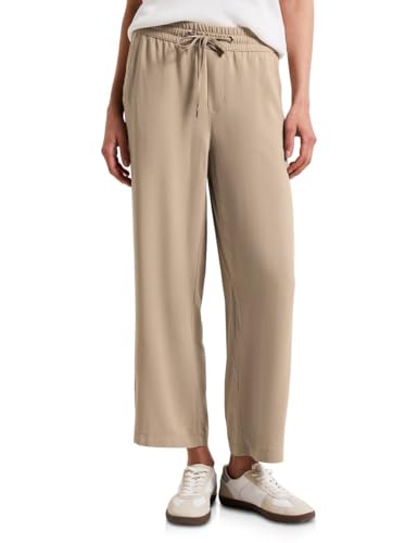 Street One Damen 3716099 Wide Leg Hose, Safari Beige, 34 Street One Damen 3716099 Wide Leg Hose, Safari Beige, 34 von Street One
