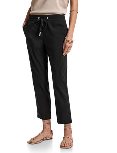 Street One Damen A379201 Loose Fit Hose mit Taschen, Schwarz, 40 von Street One