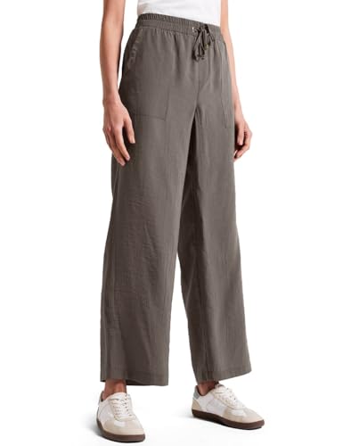 Street One Damen A379202 Wide Leg Strukturhose, Nomad Brown, 42 Street One Damen A379202 Wide Leg Strukturhose, Nomad Brown, 42 von Street One