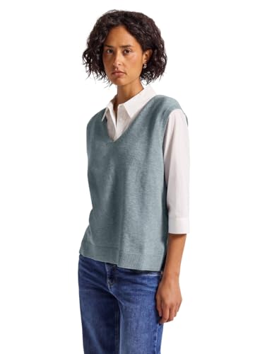 Street One Damen Ärmelloser V-Neck Pullover von Street One