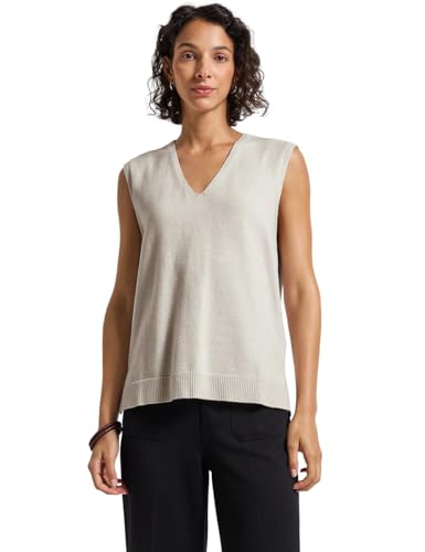 Street One Damen Ärmelloser V-Neck Pullover von Street One