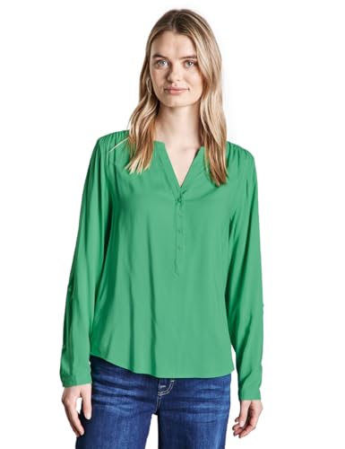 Street One Damen Basic Bluse in Unifarbe von Street One