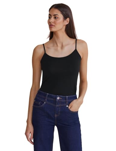 Street One Damen Basic Spaghettitop Schwarz 42 von STREET ONE