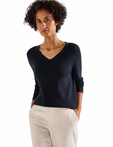Street One Damen Basic V-Neck Pullover von Street One