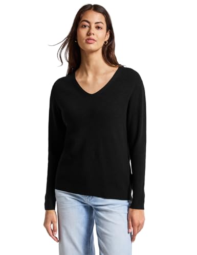 Street One Damen Basic V-Neck Pullover von Street One