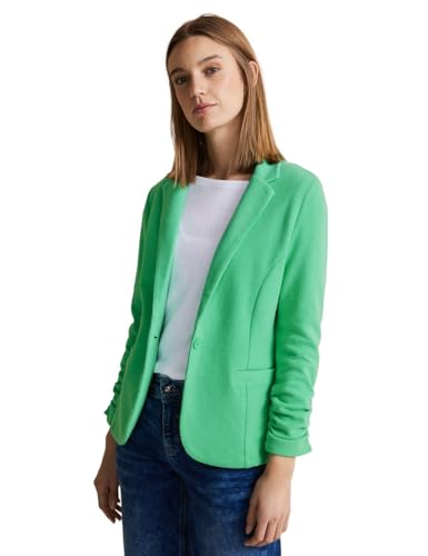 Street One Damen Basic Blazer mit Raffungen von Street One