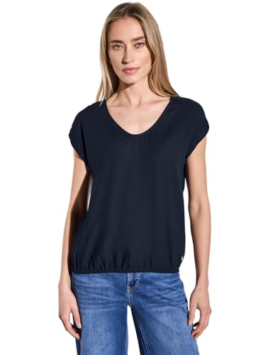Street One Damen Bluse in Unifarbe von Street One