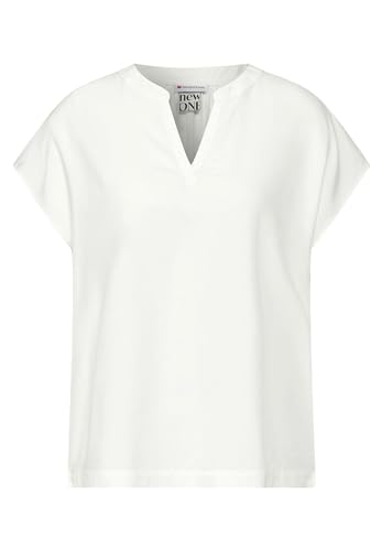 Street One Damen Bluse mit Armansatz off white 46 von Street One