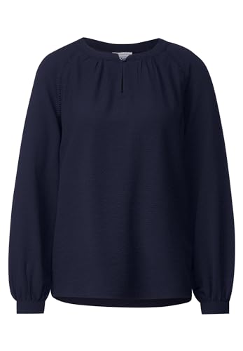 Street One Damen Bluse mit Langarm, deep blue, 38 EU von STREET ONE