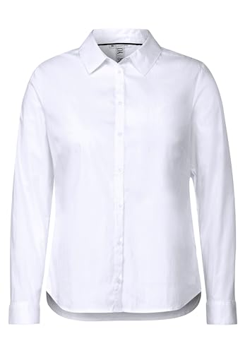 Street One Damen Bluse mit Langarm Weiß 46 von STREET ONE