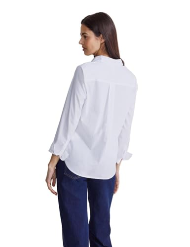 Street One Damen Bluse mit Langarm Weiß 46 von STREET ONE